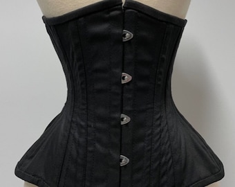 Curvy Corset Steel Boned Underbust Waist Training Tightlacing Size 18-40"