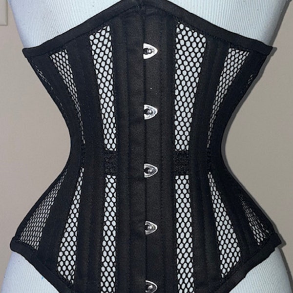Corset Corset en maille avec double baleines en acier 18-40"