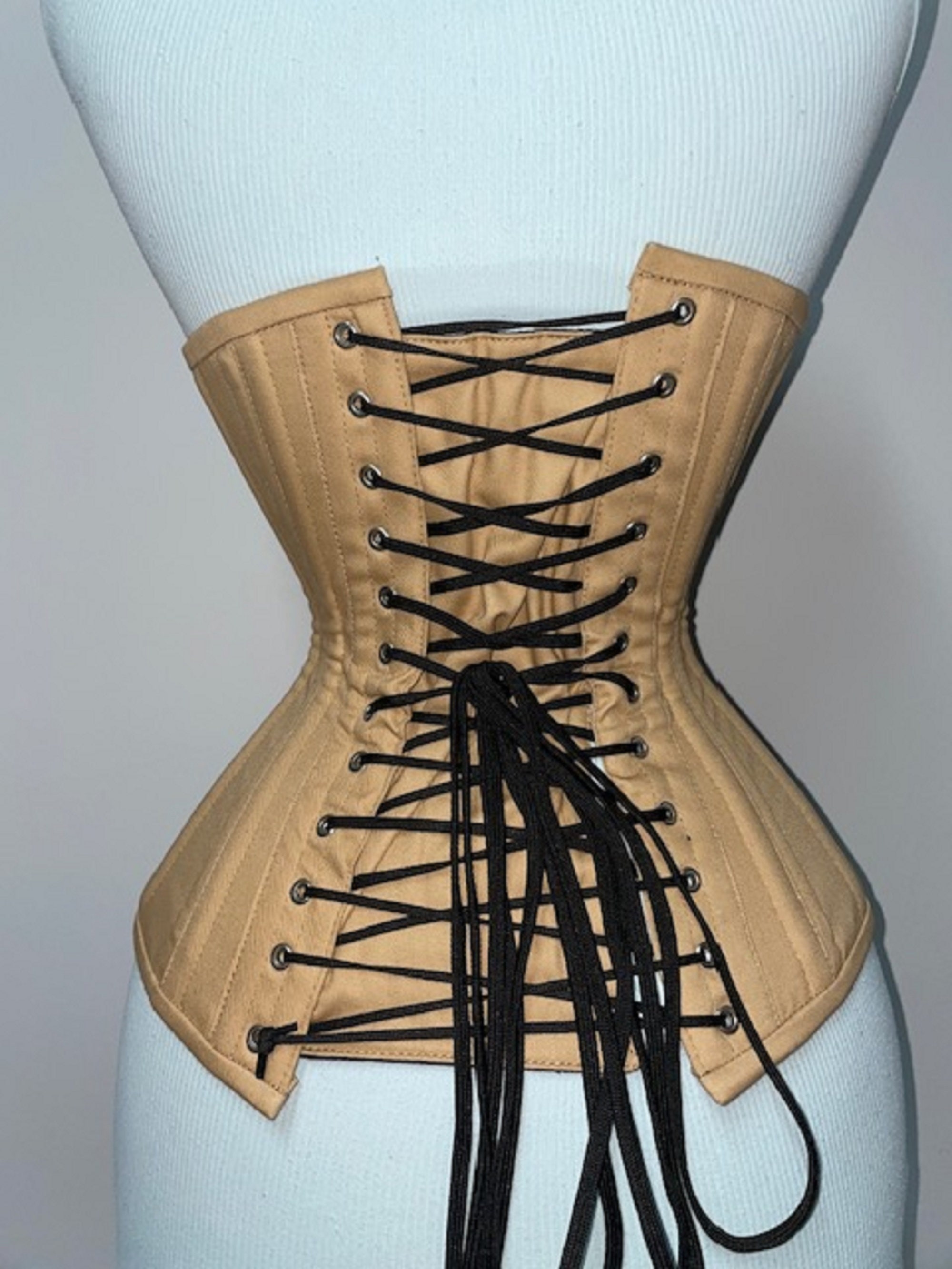 Heavy Duty Corset Steel Boned Underbust Waist Training Size 18-40 - Etsy