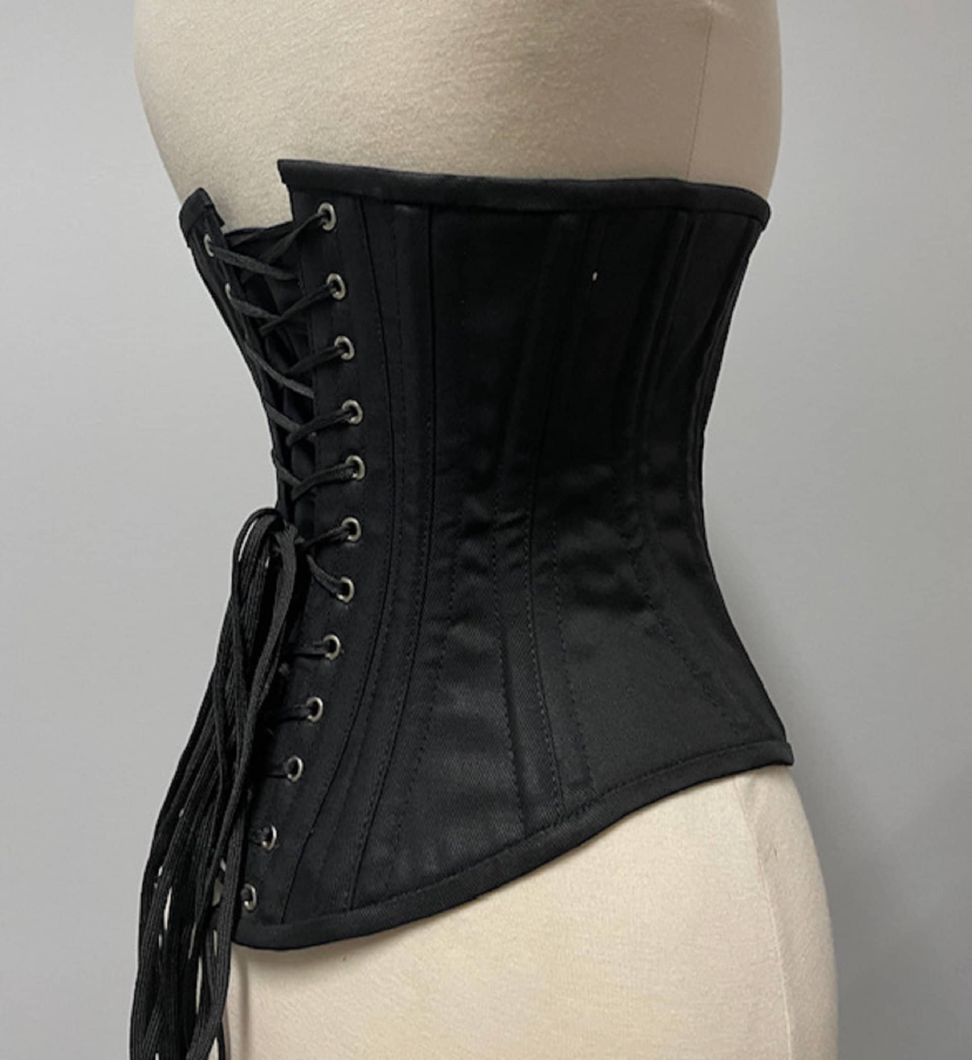 Heavy Duty Corset Steel Boned Waist Training Underbust Size 18-40 - Etsy