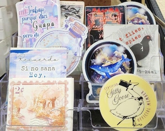 Stickers Mystery Box Set of 3 or 5 - Vinyl Waterproof Stickers- Funny Cheeky Saying- Laptop, decoration waterbottle decal