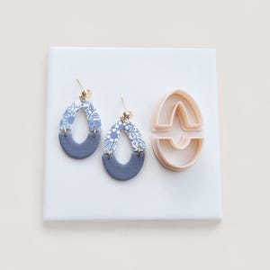 S h a n n o n - Boho Teardrop Clay Cutters, Donut Egg Clay Cutter Set