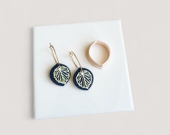 Z o e //Geometric Clay Cutters//Polymer Clay Cutters//Clay Tools//Earring Making //Bloated Teardrop clay cutter//Drop Clay Cutters Uk