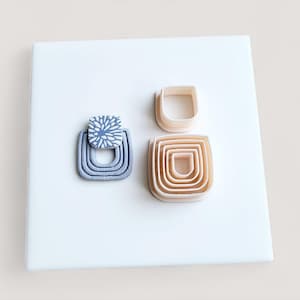 J o c a s t a - Boho Polymer Clay Cutters | Embossed Earring Making Tools