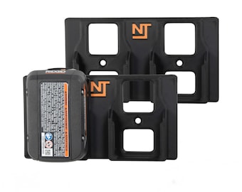 Ridgid 18V Dual Battery Mounts for Power Tools (2-Pack) – Neat Tools