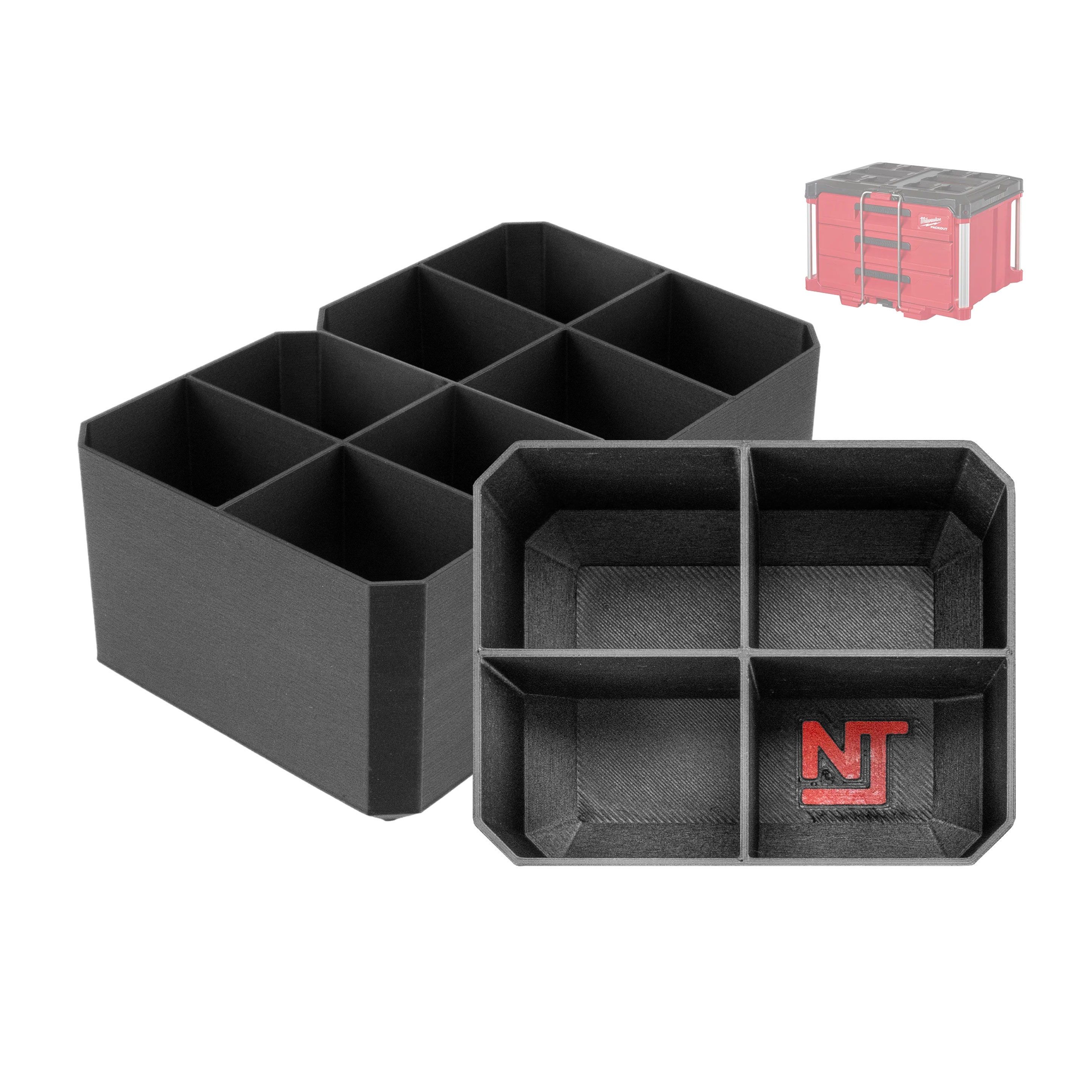 CRAFTSMAN 3Pk, Multi-compartment Plastic Organizer Insert 3 Drawer Trays in  the Tool Storage Accessories department at