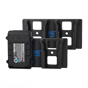 Kobalt 24V Dual Battery Mounts for Kobalt Tools Batteries (2-Pack) - Neat Tools - Custom Power Tool Battery Mounting Mod