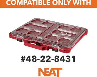 Milwaukee Low-Profile PACKOUT Small Parts Organizer Center Bin