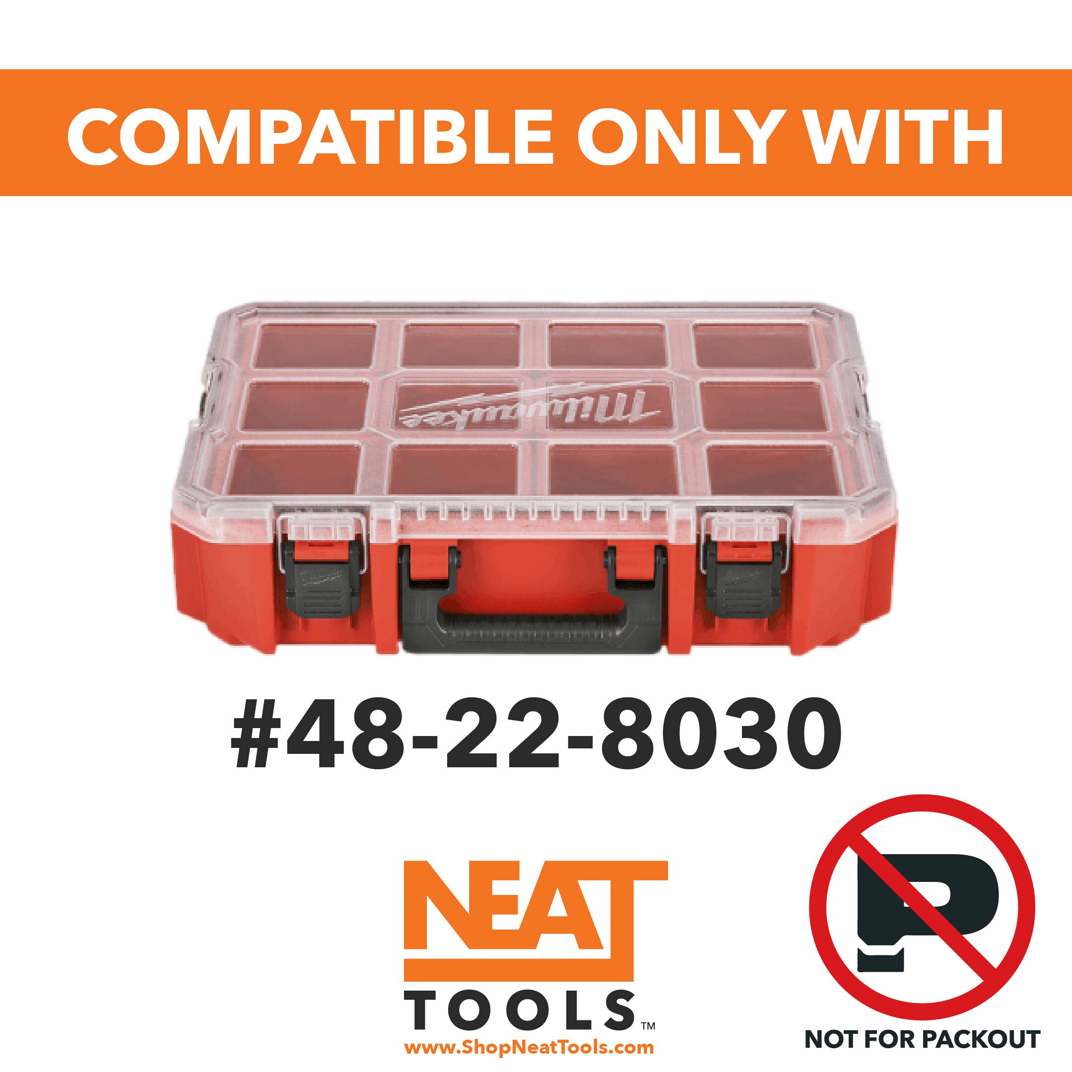 Milwaukee Jobsite 10-compartment Small 