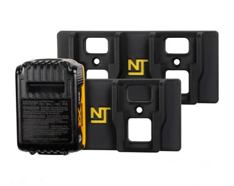Dewalt 20V MAX Dual Battery Mounts (2-Pack) – Neat Tools Power Tool Organizer