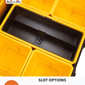 Dewalt TOUGHSYSTEM 2.0 Small Parts Organizer Stacking Large Divider Bins – Neat Tools