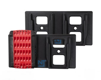 Bosch 18V Dual Battery Mounts (2-Pack) – Neat Tools Power Tool Organizer