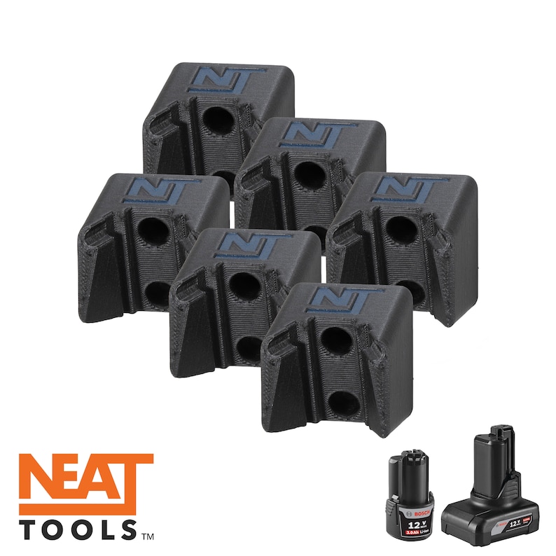 Bosch 12V Battery Mounts for Bosch Tools Batteries 6pack Etsy