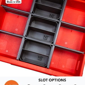 Milwaukee PACKOUT 2 & 3 Deep Drawer Toolbox Organizer Divider Bins – Neat Tools