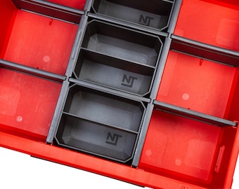 Milwaukee PACKOUT 2 & 3 Deep Drawer Toolbox Organizer Divider Bins – Neat Tools