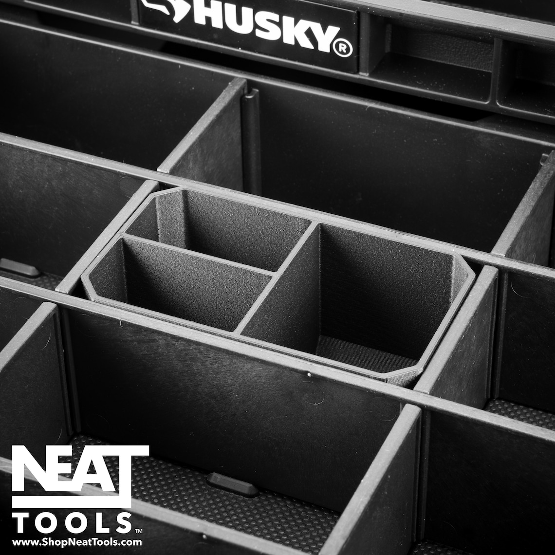 Husky Connect 2-drawer Small Parts Organizer Divider Bin - Etsy