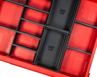 Milwaukee PACKOUT 3 & 4 Slim Drawer Toolbox Organizer Large Divider Bins – Neat Tools