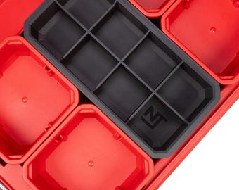 Milwaukee PACKOUT Low-Profile Small Parts Organizer Large Divider Bins – Neat Tools