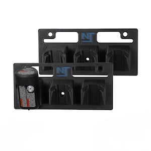 Bosch 12V Triple Battery Mounts for Bosch Tools Batteries (2-Pack) - Neat Tools - Custom Power Tool Battery Mounting Mod
