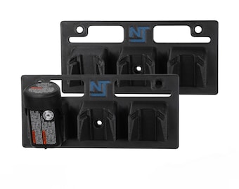 Bosch 12V Triple Battery Mounts (2-Pack) – Neat Tools Power Tool Organizer