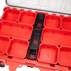 Milwaukee Low-Profile PACKOUT Small Parts Organizer Center Bin Set (3-Bins) - Neat Tools - Custom Packout Mod
