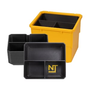 Dewalt TOUGHSYSTEM 2.0 Small Parts Organizer Stacking Divider Bins Set 3-Slot - Neat Tools