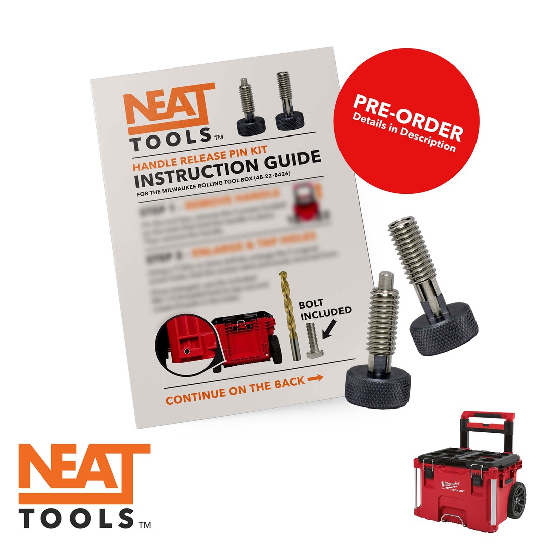 PREORDER Handle Quick Release Pins for Milwaukee PACKOUT Etsy