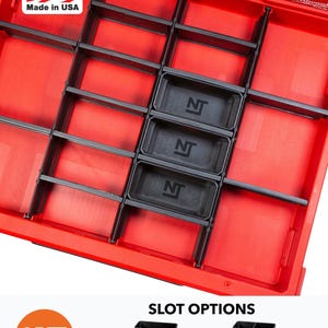Milwaukee PACKOUT 3 & 4 Slim Drawer Toolbox Organizer Small Divider Bins – Neat Tools