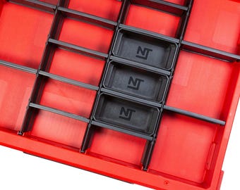 Milwaukee PACKOUT 3 & 4 Slim Drawer Toolbox Organizer Small Divider Bins – Neat Tools
