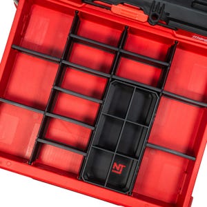 Milwaukee PACKOUT 4-Drawer & 3-Drawer Multi-Depth Toolbox Organizer Extra Large XL 6-Slot Divider Bins - Neat Tools Custom Packout Mod