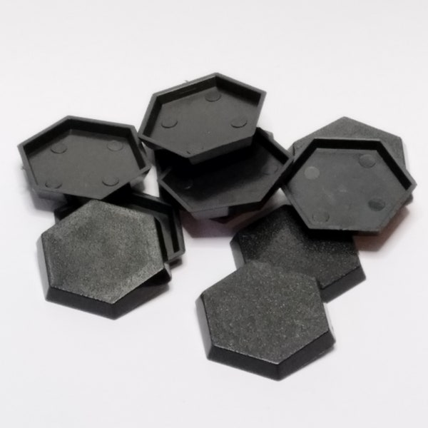 Pack of 5/10 x Hex 30mm Bases for BattleTech (Wargaming/Reaper/Dungeons & Dragons/Pathfinder)
