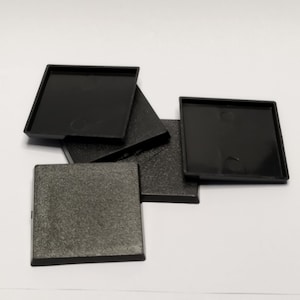Pack of 5/10 x Square 40mm Bases for Wargaming