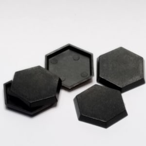 Pack of 5/10 x Hex 30mm Bases for Wargaming