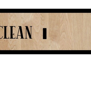 Rustic Retro Dishwasher Dirty or Clean Magnet /SVG File-Ready to download!