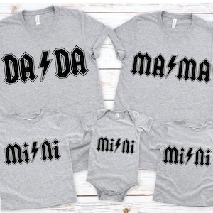 Dada Rocker, Mama Rocker, Mini Rocker, ACDC, , Rocker Family, Family ...
