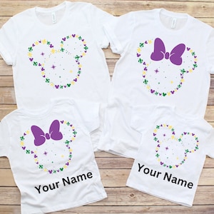 Disney Mardi Gras, Mardi Gras, , Minnie, Disney Family, Shirt Disney, Disney Family Shirt, Mardi Gras Shirts, Disney Family Shirts, Disney25