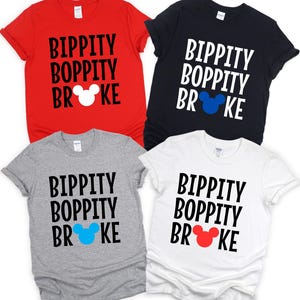 Disney Dad, Dad Shirt, Funny Disney Shirt,  Disney Family Shirt, Disney Dad Shirt, Disney Dad Shirts, Bippity Boppity Broke, Disney Family