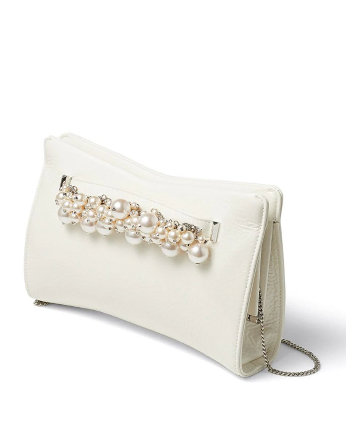 Jimmy Choo Venus leather clutch bag Etsy