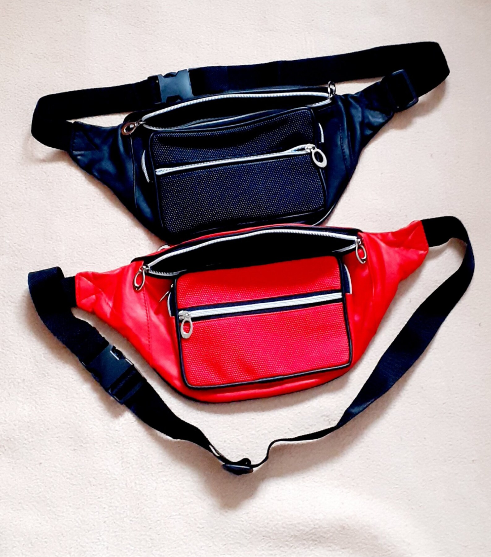 Belly bag leather men and women nappa leather belt bag for Etsy