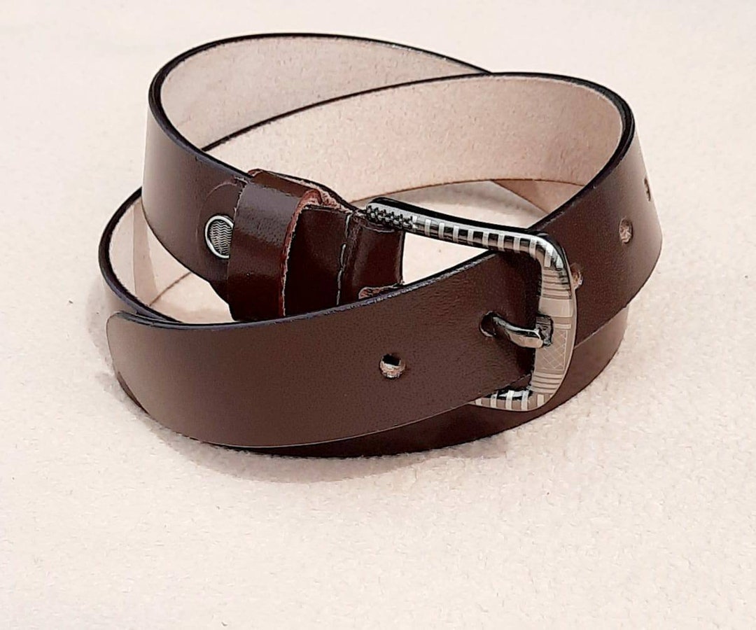 mens leather belts amazon