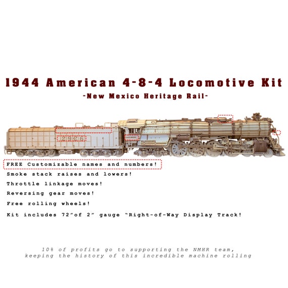 1944 American 4-8-4 Locomotive (new Mexico Heritage Rail
