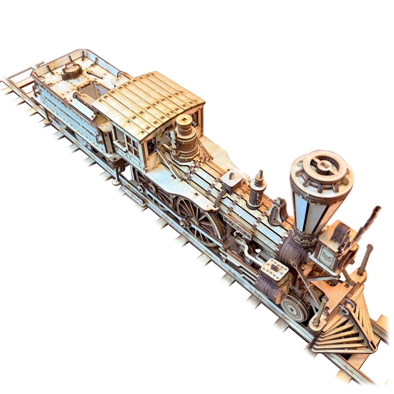1848 American 4-4-0 Locomotive Kit - Etsy