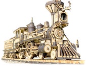 1873 American 4-4-0 Locomotive 