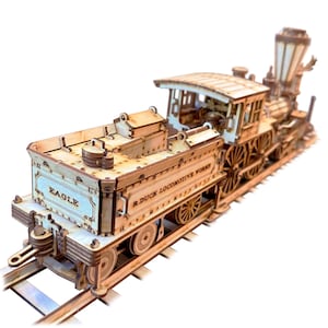 1848 American 4-4-0 Locomotive Kit - Etsy