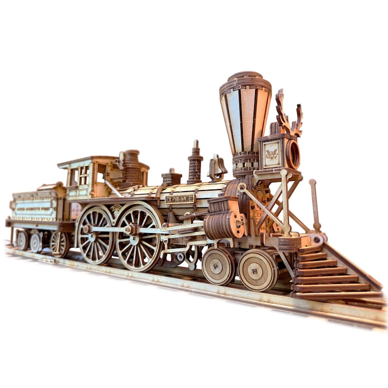 1848 American 4-4-0 Locomotive Kit - Etsy