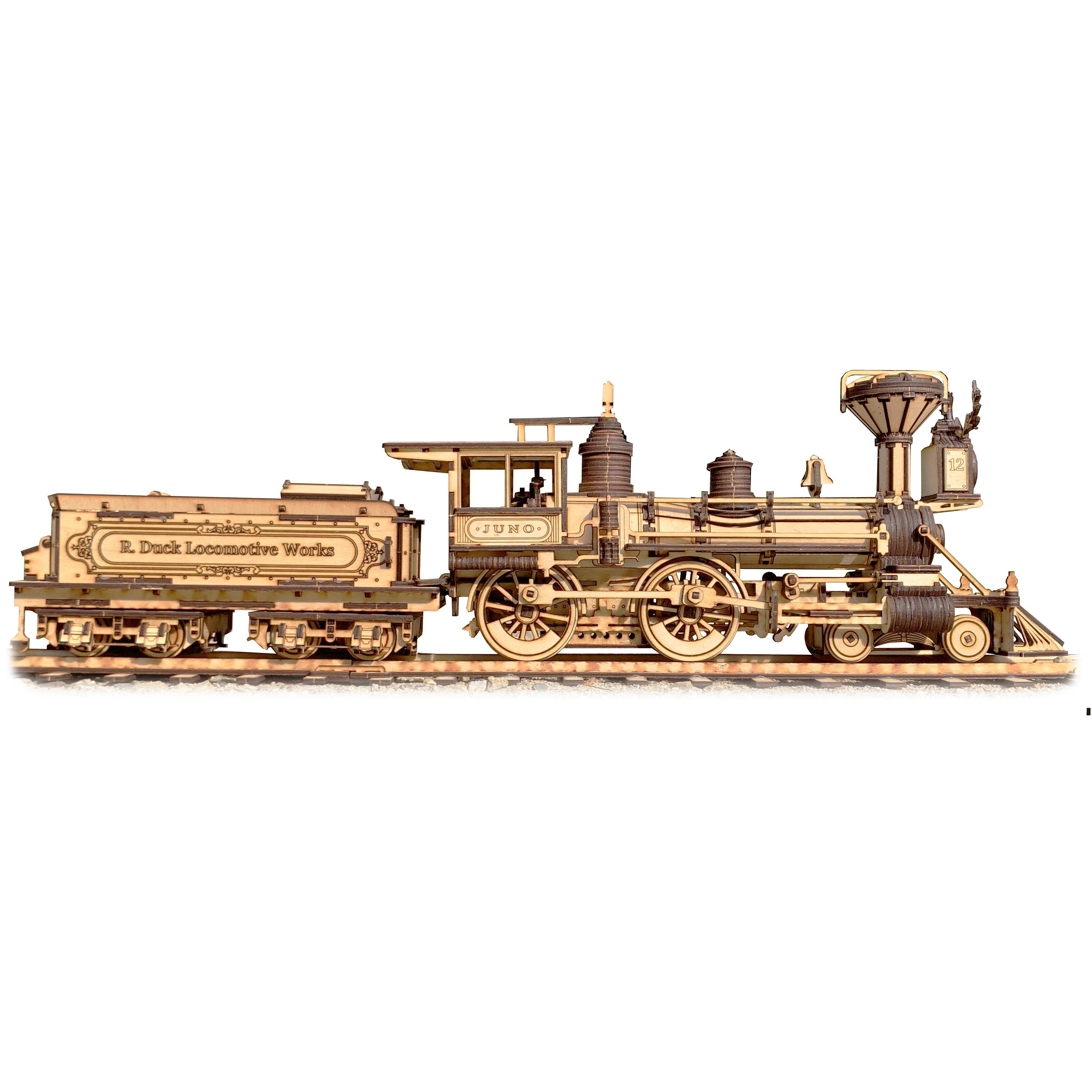 L&NRR 4-4-0 american 32mm gauge 木製モデル 1873 American 4-4-0 Locomotive 