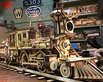 SUPER-SCALE : 1871 C-25 2-4-0 Montezuma Locomotive