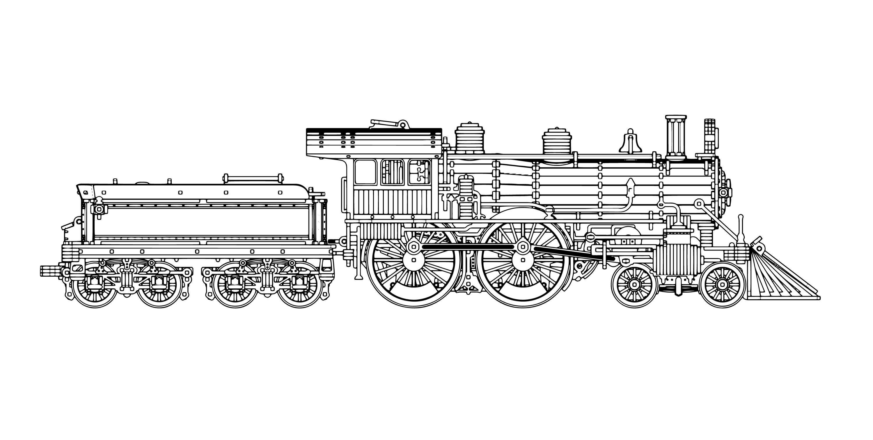 SUPER-SCALE 1893 American 4-4-0 - Etsy