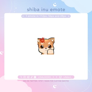 Angry Mad Cute Shiba Inu Dog Emote | Cute Chibi Twitch Streamer Discord Emotes