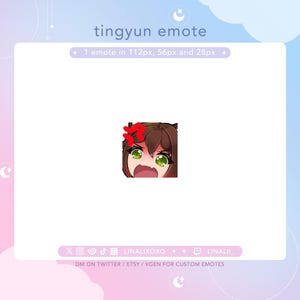 Angry Mad Rage Honkai Star Rail Tingyun Emote | Cute Chibi Twitch Streamer Discord Emotes